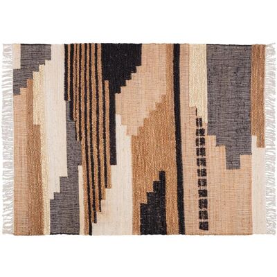 BePureHome Modell 170x240 Jute Baumwollteppich - Natürliche Farben - 170x240 cm BePureHome Modell 170x240 Jute Baumwollteppich - Natürliche Farben - 170x240 cm