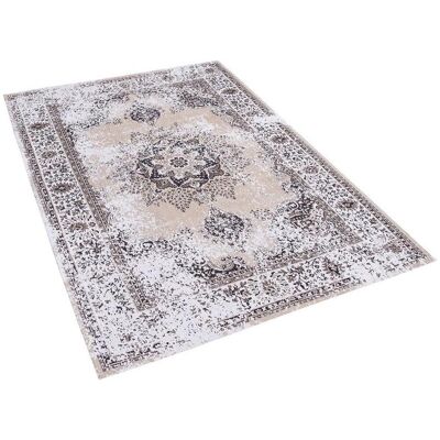Beliani Vintage Grauer 140x200cm Teppich Beliani Vintage Grauer 140x200cm Teppich