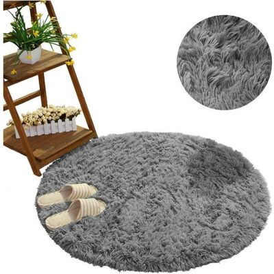 Strado, Teppich, Round carpet Shaggy 100x100 SilverFur (light gray) universal (100 cm) Strado, Teppich, Round carpet Shaggy 100x100 SilverFur (light gray) universal (100 cm)