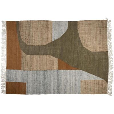 Dutchbone, Teppich, CARPET PAVILION 160X230 NATURAL GREEN BROWN (160 x 230 cm) Dutchbone, Teppich, CARPET PAVILION 160X230 NATURAL GREEN BROWN (160 x 230 cm)