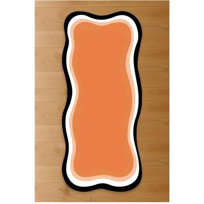 Confetti Carpets, Kinderteppich, Curved Orange Carpet 80 x 150 (150 x 80 cm) Confetti Carpets, Kinderteppich, Curved Orange Carpet 80 x 150 (150 x 80 cm)