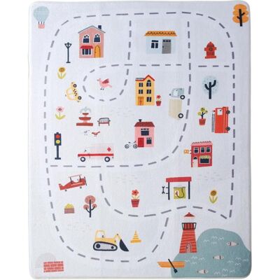 Hakuna Matte, Spielteppich + Spielmatte, Samtmatte, Wolke, Play (160 x 120 cm) Hakuna Matte, Spielteppich + Spielmatte, Samtmatte, Wolke, Play (160 x 120 cm)