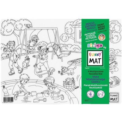 vidaXL, Spielteppich + Spielmatte, Transparente Spielplatzmatte Funny Mat STRIGO (35 x 25 cm) vidaXL, Spielteppich + Spielmatte, Transparente Spielplatzmatte Funny Mat STRIGO (35 x 25 cm)
