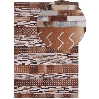 Beliani Kuhfell Teppich - Braun 160x230cm Beliani Kuhfell Teppich - Braun 160x230cm