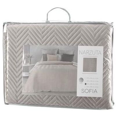 Eurofirany, Decke, CHON / SOFIA / BEIGE 220X240 BEIGE (220 x 220 cm) Eurofirany, Decke, CHON / SOFIA / BEIGE 220X240 BEIGE (220 x 220 cm)