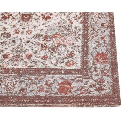 Beliani Baumwoll Mehrfarbiger Floraler Muster 80 x 150 cm Teppich - Teppich Beliani Baumwoll Mehrfarbiger Floraler Muster 80 x 150 cm Teppich - Teppich