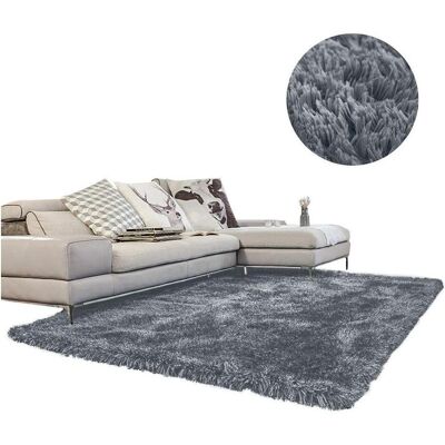 Teppich, Carpet - Living Room Shaggy 200x250 - Dark silver universal (200 x 250 cm) Teppich, Carpet - Living Room Shaggy 200x250 - Dark silver universal (200 x 250 cm)