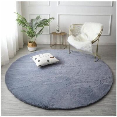 Strado, Teppich, Round carpet Rabbit 100x100 Silver (light gray) universal (100 cm) Strado, Teppich, Round carpet Rabbit 100x100 Silver (light gray) universal (100 cm)