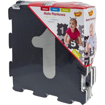 Smily Play - Numbers - 9 Stück - 90x90 cm - Puzzlematte Smily Play - Numbers - 9 Stück - 90x90 cm - Puzzlematte
