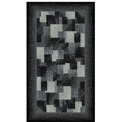 Domoletti, Teppich, Carpet 4760 HS11, black/grey, 170 cm x 120 cm (120 x 14 cm) Domoletti, Teppich, Carpet 4760 HS11, black/grey, 170 cm x 120 cm (120 x 14 cm)