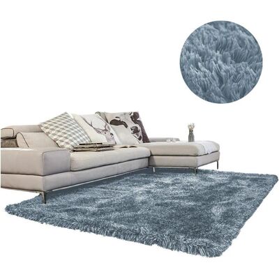 Teppich, Rug thick dense soft plush Living Room Shaggy 160x200 - Universal SilverFur (160 x 200 cm) Teppich, Rug thick dense soft plush Living Room Shaggy 160x200 - Universal SilverFur (160 x 200 cm)