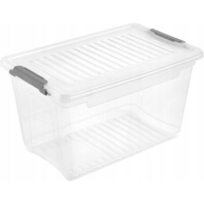 keeeper, Aufbewahrungsbox, Storage box with lid Leonie, 5.4 l, 28.5x18.5x16cm (18.50 cm, 5.40 l) keeeper, Aufbewahrungsbox, Storage box with lid Leonie, 5.4 l, 28.5x18.5x16cm (18.50 cm, 5.40 l)