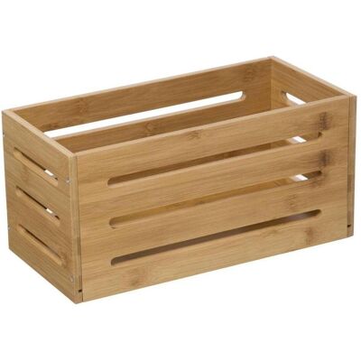 5Five, Aufbewahrungsbox, Bambuskorb – 15 x 31 cm – Holzfarbe – Aufbewahrung im Regal 5Five, Aufbewahrungsbox, Bambuskorb – 15 x 31 cm – Holzfarbe – Aufbewahrung im Regal