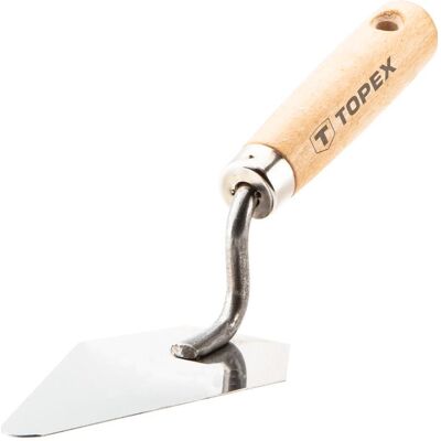 Topex, Kelle + Spachtel, Stuckspachtel scharf 140 x 80 mm, rostfreier Stahl Topex, Kelle + Spachtel, Stuckspachtel scharf 140 x 80 mm, rostfreier Stahl