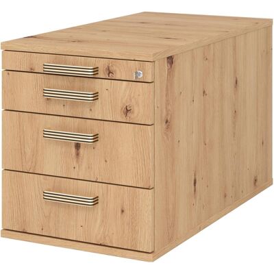 Hammerbacher, Rollcontainer, Rollcontainer 80cm,3Schub,Schloss SG Asteiche (42.80 x 80 x 51.20 cm) Hammerbacher, Rollcontainer, Rollcontainer 80cm,3Schub,Schloss SG Asteiche (42.80 x 80 x 51.20 cm)