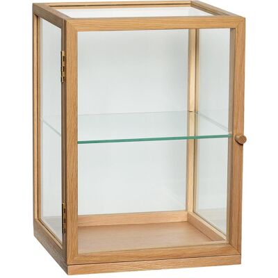 Hübsch, Vitrine + Buffetschrank, Poetic Deko-glaskaste Small Naturfarben (30 x 32 x 40 cm) Hübsch, Vitrine + Buffetschrank, Poetic Deko-glaskaste Small Naturfarben (30 x 32 x 40 cm)