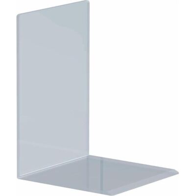Maul, Buchstütze, Buchstütze aus Acryl, glasklar, 120 x 120 x 170 mm abgeschrägte Kanten, Materialdicke 3,5 mm (12 x 12 x 17 cm) Maul, Buchstütze, Buchstütze aus Acryl, glasklar, 120 x 120 x 170 mm abgeschrägte Kanten, Materialdicke 3,5 mm (12 x 12 x 17 cm)