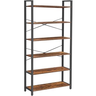 Vasagle, Regal, Havanna (80 x 30 x 186 cm) Vasagle, Regal, Havanna (80 x 30 x 186 cm)