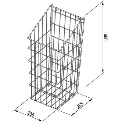 OK-Line, Wäschekorb, Draht-Wäschekorb OK-Line, Wäschekorb, Draht-Wäschekorb