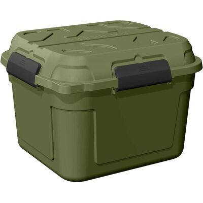Sunware, Aufbewahrungsbox, Q-line wasserdichte Aufbewahrungsbox 90L grün schwarz (53.10 cm, 90 l) Sunware, Aufbewahrungsbox, Q-line wasserdichte Aufbewahrungsbox 90L grün schwarz (53.10 cm, 90 l)