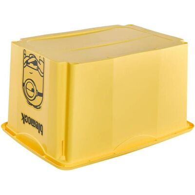 keeeper, Aufbewahrungsbox, Aufbewahrungsbox karolina "Minions Mosaic", 45 Liter Dreh-/Stapelbox mit Deckel, aus PP, gelb, mit (40 cm, 45 l) keeeper, Aufbewahrungsbox, Aufbewahrungsbox karolina "Minions Mosaic", 45 Liter Dreh-/Stapelbox mit Deckel, aus PP, gelb, mit (40 cm, 45 l)
