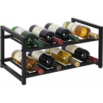 Relaxdays, Weinregal, Weinregal (8 Flaschen, 42.50 x 24.50 x 21.50 cm) Relaxdays, Weinregal, Weinregal (8 Flaschen, 42.50 x 24.50 x 21.50 cm)