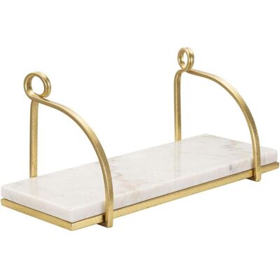vidaXL, Regal, Marmurowa półka ścienna, 40 cm (40 x 16 x 18 cm) vidaXL, Regal, Marmurowa półka ścienna, 40 cm (40 x 16 x 18 cm)