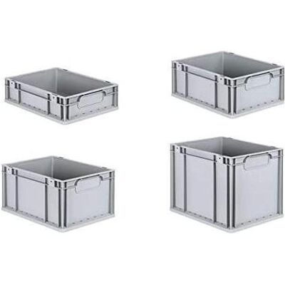 Allit, Aufbewahrungsbox, Stapelbehälter Profi Plus Euro Eco C 417 (30 cm, 4x) Allit, Aufbewahrungsbox, Stapelbehälter Profi Plus Euro Eco C 417 (30 cm, 4x)
