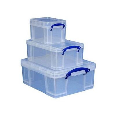 Really Useful Box, Aufbewahrungsbox, 3er-Set (39 cm, 30 l, 3x) Really Useful Box, Aufbewahrungsbox, 3er-Set (39 cm, 30 l, 3x)