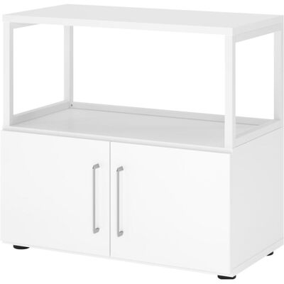 Hammerbacher, Aktenschrank, Regal/Türen, 2OH, weiss/weiss (80 x 41.70 x 74.80 cm) Hammerbacher, Aktenschrank, Regal/Türen, 2OH, weiss/weiss (80 x 41.70 x 74.80 cm)