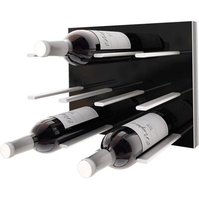 Stact, Weinregal, Piano Black Wine Rek - 9 Flaschen (9 Flaschen, 45 x 30 x 25 cm) Stact, Weinregal, Piano Black Wine Rek - 9 Flaschen (9 Flaschen, 45 x 30 x 25 cm)