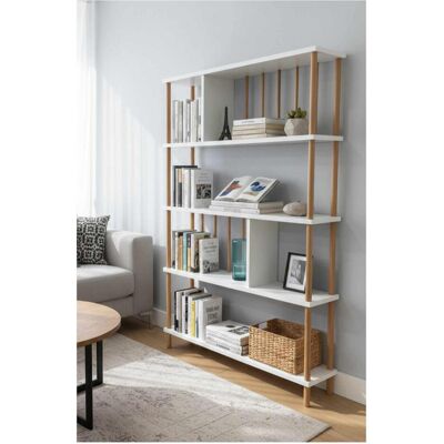 Hanah Home, Regal, Peka145 Bookshelf (90 x 20 x 137 cm) Hanah Home, Regal, Peka145 Bookshelf (90 x 20 x 137 cm)