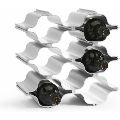 Born in Sweden, Weinregal, HEX flexibles Aluminium Weinregal im skandinavischen Design (20 x 15 x 10 cm) Born in Sweden, Weinregal, HEX flexibles Aluminium Weinregal im skandinavischen Design (20 x 15 x 10 cm)