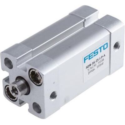 Festo, Fördertechnik, Compact Double Acting Cylinder 16x25 mm Festo, Fördertechnik, Compact Double Acting Cylinder 16x25 mm
