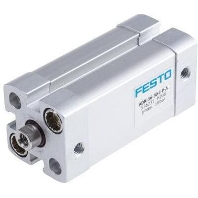Festo, Fördertechnik, Compact Double Acting Cylinder 16x30 mm Festo, Fördertechnik, Compact Double Acting Cylinder 16x30 mm