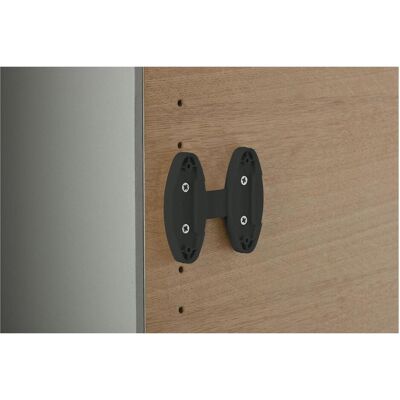 Servetto, Kleiderschrank Zubehör, Self System Abstandshalter Distanzstück aus Kunststoff 10mm schwarz Servetto, Kleiderschrank Zubehör, Self System Abstandshalter Distanzstück aus Kunststoff 10mm schwarz