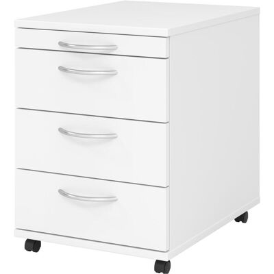 hjh OFFICE PRO BARI 1606 BO - Weißer Rollcontainer mit 3 Schüben hjh OFFICE PRO BARI 1606 BO - Weißer Rollcontainer mit 3 Schüben