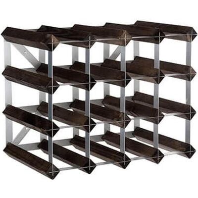 Traditional Wine, Weinregal, Wine Rack Co. wijnrek voor 16 flessen 42 x 32,4 cm verbrande eik bruin (16 Flaschen, 42 x 22.80 x 32.40 cm) Traditional Wine, Weinregal, Wine Rack Co. wijnrek voor 16 flessen 42 x 32,4 cm verbrande eik bruin (16 Flaschen, 42 x 22.80 x 32.40 cm)