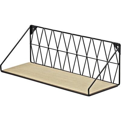 Dolle, Regal, SHELF+ DIAMOND 400X120X130 MM OAK/BLACK (12 x 40 x 13 cm) Dolle, Regal, SHELF+ DIAMOND 400X120X130 MM OAK/BLACK (12 x 40 x 13 cm)