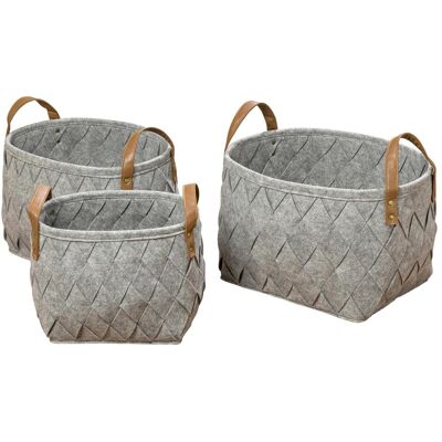 Boltze Home, Aufbewahrungskorb, Toms (33 cm, 3x) Boltze Home, Aufbewahrungskorb, Toms (33 cm, 3x)