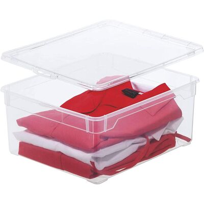 Rotho 18L Klarsicht Aufbewahrungsbox mit Deckel Rotho 18L Klarsicht Aufbewahrungsbox mit Deckel