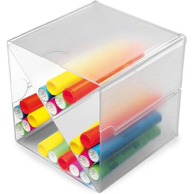 Deflecto - Cube - Transparent - 15.3 cm Würfel - Aufbewahrungsbox Deflecto - Cube - Transparent - 15.3 cm Würfel - Aufbewahrungsbox