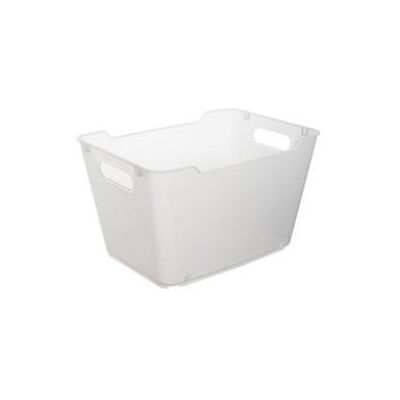 keeeper, Aufbewahrungsbox, Aufbewahrungsbox ""lotta"", 12,0 Liter, crystal-grey elegante Wanne mit Tragegriffen, mit Oberfläche (12 l) keeeper, Aufbewahrungsbox, Aufbewahrungsbox ""lotta"", 12,0 Liter, crystal-grey elegante Wanne mit Tragegriffen, mit Oberfläche (12 l)