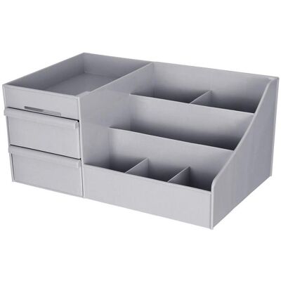 Dalprint, Schreibtisch Accessoire, Graue Schreibtischbox 35x21,5x16,5cm Dalprint, Schreibtisch Accessoire, Graue Schreibtischbox 35x21,5x16,5cm