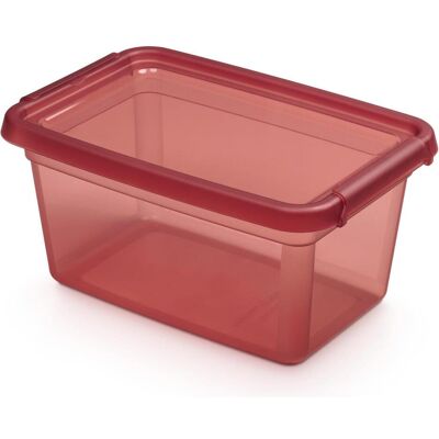 Moxom, Aufbewahrungsbox, Vorratsdose BaseStore Color, 4,5l, Rhabarber, transparent rosa (2.80 cm, 4.50 l) Moxom, Aufbewahrungsbox, Vorratsdose BaseStore Color, 4,5l, Rhabarber, transparent rosa (2.80 cm, 4.50 l)