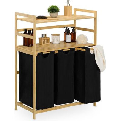 Relaxdays, Wäschekorb, Wäschekorbregal (35 l) Relaxdays, Wäschekorb, Wäschekorbregal (35 l)
