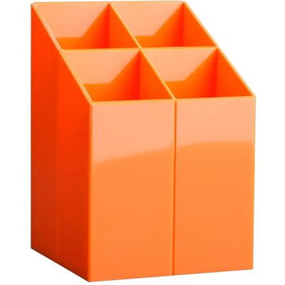 Ico, Schreibtisch Accessoire, Schreibtisch-Organizer, Lux, mit Fächern, orange Ico, Schreibtisch Accessoire, Schreibtisch-Organizer, Lux, mit Fächern, orange
