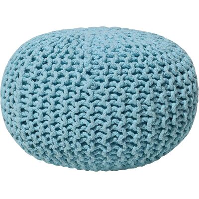 Beliani, Hocker + Pouf, Pouf 40 x 25 cm hellblau CONRAD Beliani, Hocker + Pouf, Pouf 40 x 25 cm hellblau CONRAD