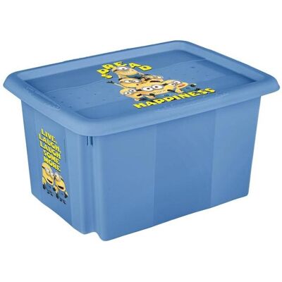 keeeper, Aufbewahrungsbox, Aufbewahrungsbox mit Deckel, 15 l, blau, 38 x 29,5 x 29,5 cm (29.50 cm, 15 l) keeeper, Aufbewahrungsbox, Aufbewahrungsbox mit Deckel, 15 l, blau, 38 x 29,5 x 29,5 cm (29.50 cm, 15 l)