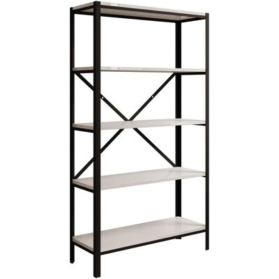 ADRK Furniture, Regal, Bücherregal Rene (80 x 30 x 146.80 cm) ADRK Furniture, Regal, Bücherregal Rene (80 x 30 x 146.80 cm)